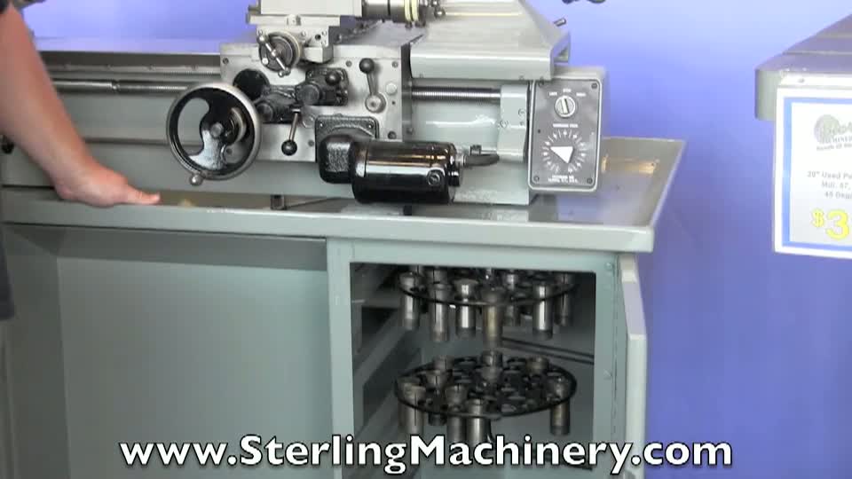 Hardinge-11\" x 18\" Used Hardinge Precision Toolroom Lathe, Mdl. HLV - H, Lever 5C Collet Closer, Coolant System, Collets,  #A2253-01