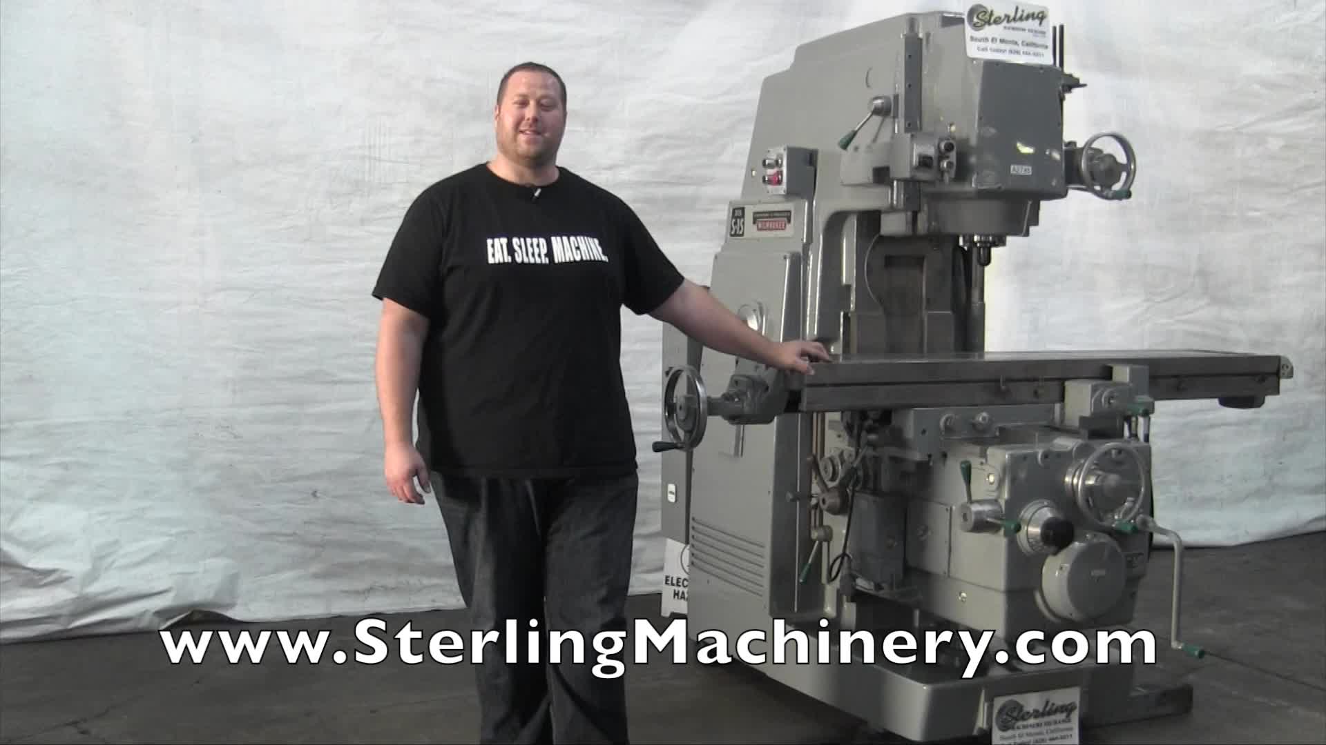 Kearney & Trecker-15\" x 68\" Used Heavy Duty Kearney & Trecker Vertical Milling Machine, Mdl. 315 S-15 , Coolant System, Box Ways, One - Shot Lube System,  #A2745-01