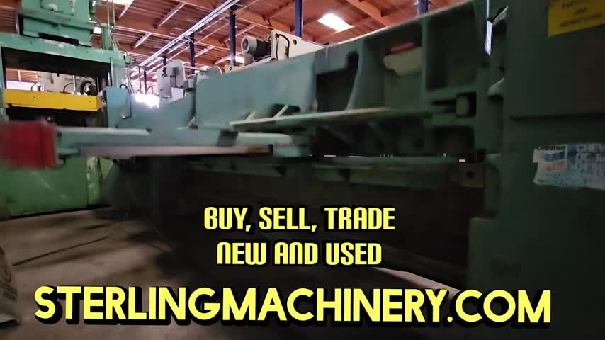 For Sale: 14 Ga. x 10\' Brand New GMC Sheet Metal Folder CNC 