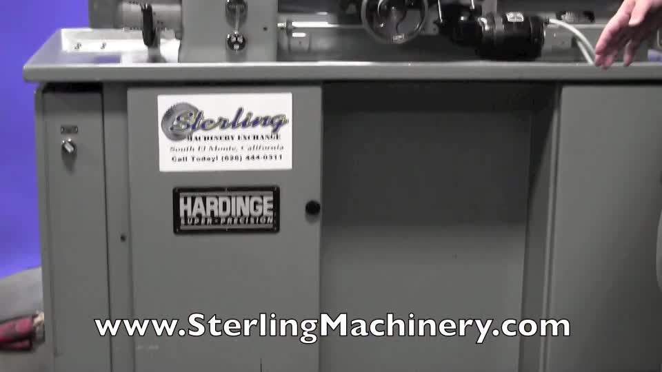 Hardinge-11\" x 18\" Used Hardinge Precision Tool Room Lathe (EXCELLENT CONDITION), Mdl. HLV-H, Taper Attachment, Splash Guard, Hardinge Quick Change Tool Post Set, Trav-A-Dial, 5C Collet Closer, 2-Racks Of 5C Collets, Coolant System, Steady Rest,  #A2935-01